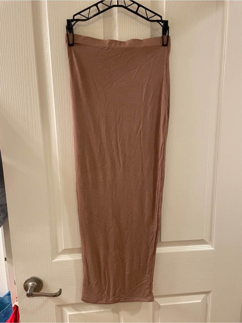 Women's Naked Wardrobe Tan Knit Tube Skirt
